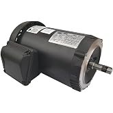 Three-Phase General Purpose Motor, 1/2 HP, 56C Frame, 230/460V AC Voltage, 3530 Nameplate RPM - 1 Each