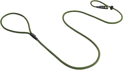 Dog & Field Signature Slip Lead Olive Green 1.25m Training Lead