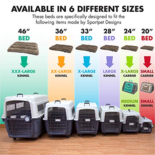 SportPet Designs Plastic Kennels Rolling Plastic Wire Door Travel Dog