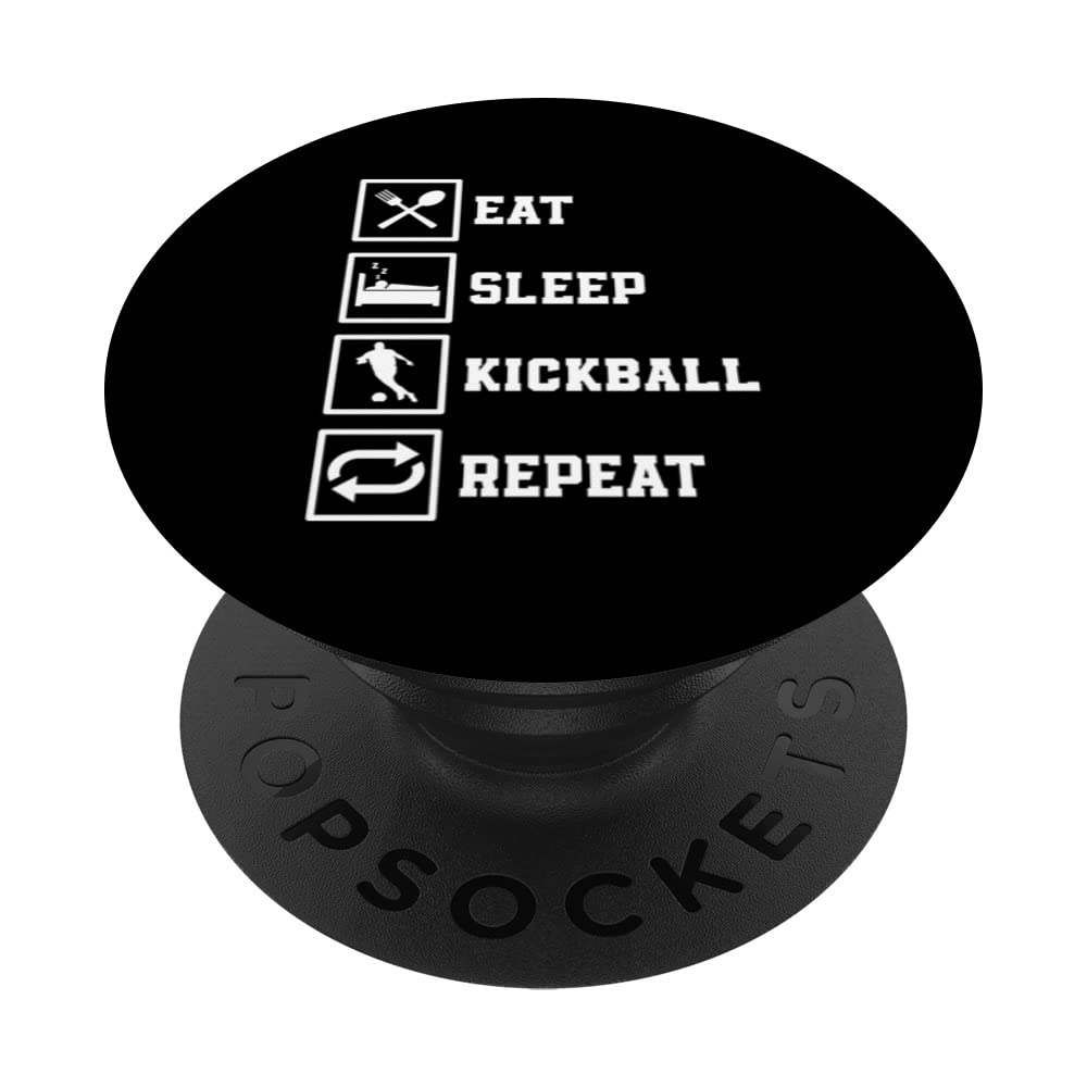 Funny Kickball Player Apparel Kick Ball PopSockets Swappable PopGrip