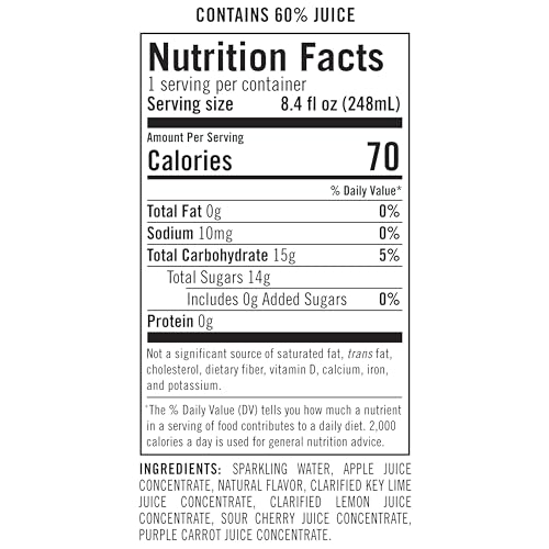 IZZE Sparkling Juice, Cherry Lime, No Added Sugars, No Preservatives