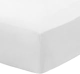 Dudu N Girlie Crib Fitted Sheets 40x90cm Pack of 2 White 100% Cotton Jersey view 2