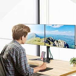 MOUNT PRO Dual Monitor Stand - Free Standing Full