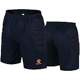 KELME Padded Goalkeeper Shorts - Soccer Goalie Short with Pads for Men and Women