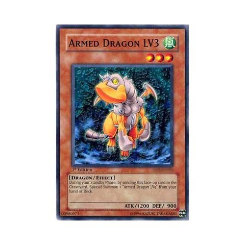 Yu-Gi-Oh! - Armed Dragon LV3 (SD1-EN005) - Structure Deck 1: Dragon's Roar - 1st Edition - Common