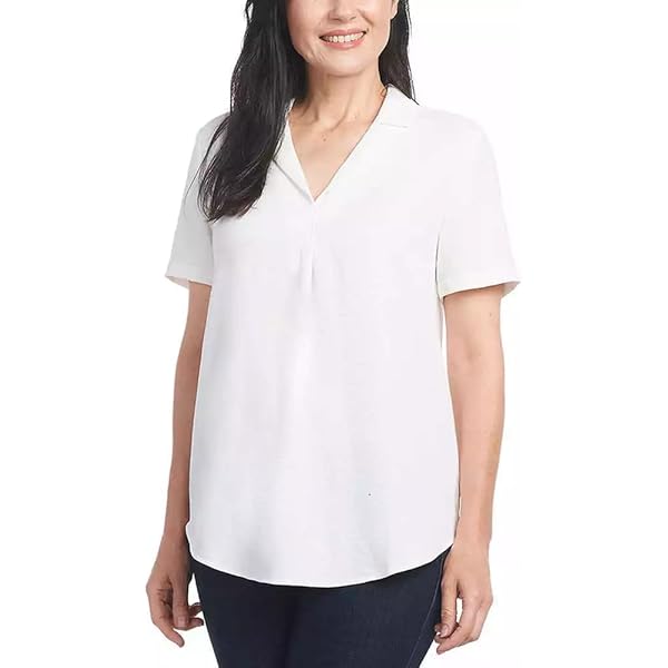 Hilary Radley Womens Short Sleeve Dress at Amazon Women's Clothing store