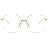 Dollger Blue Light Blocking Glasses women Anti Glare UV Filter Computer Gaming Glasses Retro matal square Eyeglasses Frame