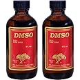 DMSO 99.9% Pure Liquid (Pack of 2), 4 Oz Each