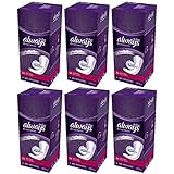 Always Xtra Protection Daily Liners, Extra Long Feminine Panty Liners, 34 Count - Pack of 6 (204 Total Count)