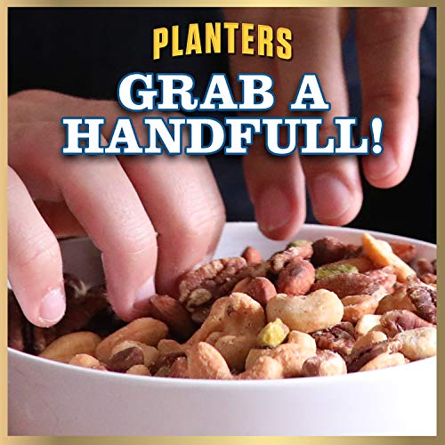 PLANTERS Deluxe Unsalted Mixed Nuts, 15.25 oz. Resealable Container