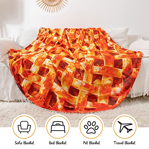 Throw Blanket The Food Blankets CASOFU Burritos Blanket, Apple Pie