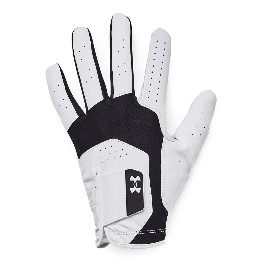 Under Armour Men's Full Finger Gloves Ua Iso-Chill Golf Glove, Black, 1370277-001, LLGC