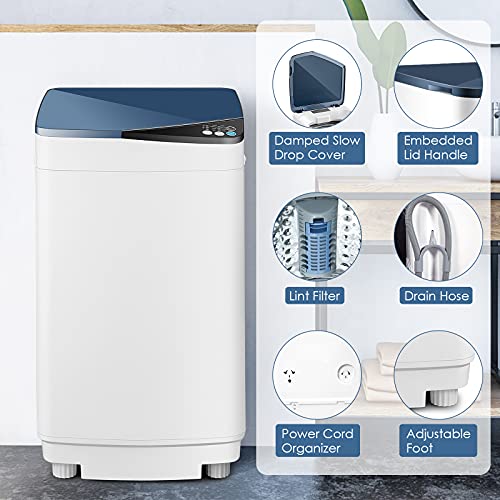 Casart Washing Machine Portable Washer W/ 7.7 Lbs Weight Capacity