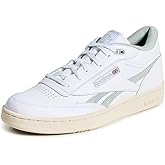 Reebok Unisex Adult Club C Mid II Revenge Sneaker, White/Sea Spray/Alabaster, 10.5 Women/9 Men