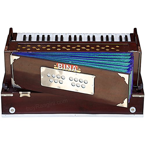 Harmonium BINA No. 17 Delux, In USA, Folding, Special Double Reed