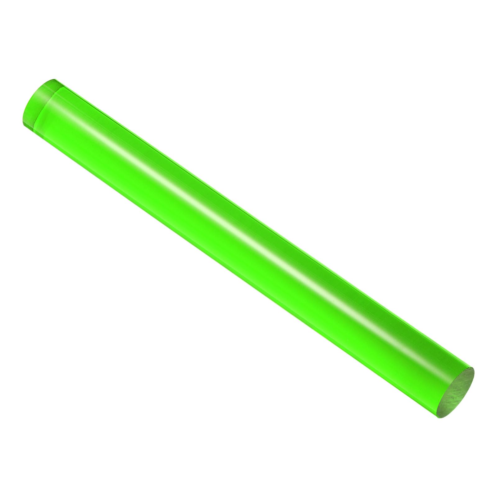 CoCud Acrylic Clay Roller, 9 Inch Length 1 Inch Dia., Acrylic Non-Stick Rolling Pin Roller Green - (Applications: for Shaping Sculpting)