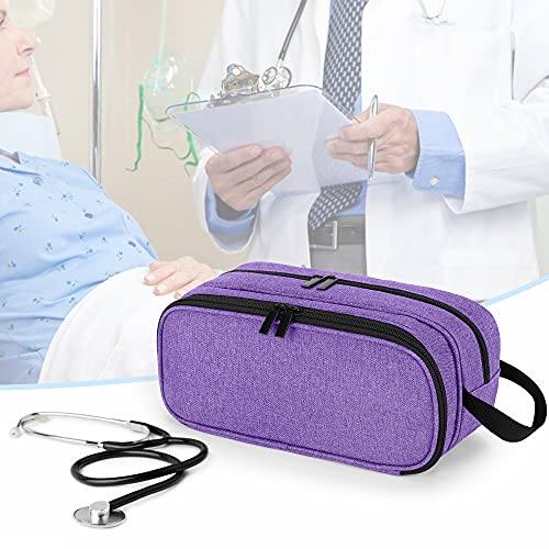 Trunab Stethoscope Carrying Case Hold 2 Stethoscopes or BP Cuffs
