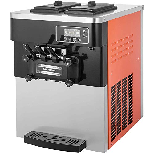 VEVOR 2200W Commercial Soft Ice Cream Machine 3 Flavors Perfect for