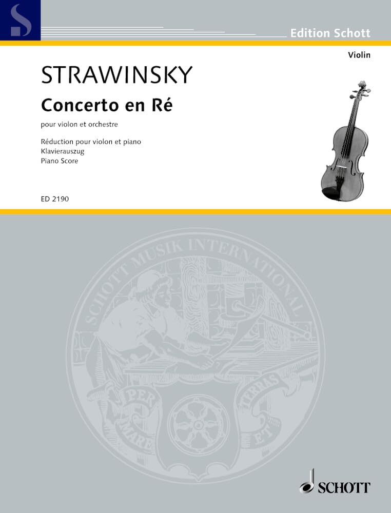 Concerto in D (1931): Violin and Piano