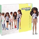 Creatable World Deluxe Character Kit Customizable Doll, Brunette Wavy Hair