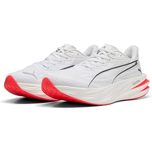 PUMA Womens Deviate Pure Nitro Shoe Running Sneakers Shoes - White