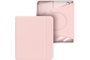 Étui magnétique amovible pour Kobo Libra Colour/Libra 2 | Dos acrylique et cuir végétalien | Fonction veille/réveil automatiq