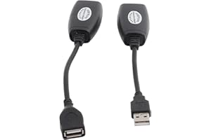 ZASCHMOY USB to RJ45 Ethernet Extension Cable - USB Adapter 150 Ft for OS X - Powered By, Compatible with Cat5/Cat6 - Ideal f