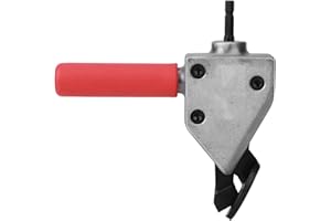 Sheet Metal Cutter Head,Turbo Shear Metal Cutting Drill Attachment Tool 7mm Hex Shank Handle for Electric Drill Clippers Scis