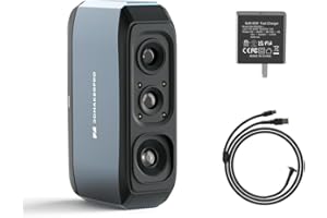 3DMakerpro 3D Scanner Moose, Medium-Format 3D Scanners for Printing, Blue Led Light Source, Up to 0.03mm Accuracy, 24-Bit Full-Color Scanning