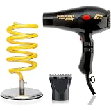 Amazon.com: Parlux 3200 - Secador de pelo de cerámica y iónico, color  negro, soporte universal para secador de pelo y diseños de pelo M Hot Blow  Attach, color plateado (3 unidades): Health