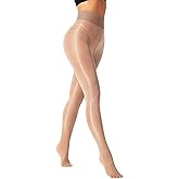 VEBZIN Tights for Women Black Sheer Tights High Waisted Stockings Pantyhose