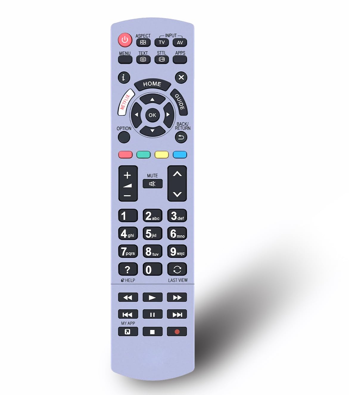 N2QAYB001115 Replacement Remote Control for Panasonic Viera Smart TV TX-40EX700B TX-50EX700B TX-50EX750B TX-58EX700E TX-58EX700B TX-50EX780E TX-50EXM715 TX-65EX700B TX-75EX750B TX-55EXW604S