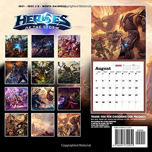 Amazon.com: Heroes Of The Storm Calendar 2022: Official Game Calendar. This Incredible Cute Calendar July 2021 To December 2022 With High Quality Pictures .Gaming Calendar 2021-2022. Calendar Video Games: 9798455712951: Baker, Holly: Books