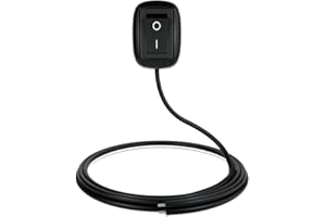 BONATECH DC 12V 6A Black Cars DIY Paste Type Button Switches Water Drop Shape Button ON/Off Switches for Fog Lights LED Light