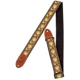 Fender Gretsch G 922-0060-102 Brand Guitar Strap - Yellow/Orange, Guitar Accessories, Large