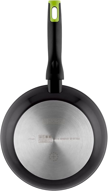 Frigideira MONIX Eco Nature 18 cm, alumínio forjado reciclado, cerâmica antiaderente reforçada, adequada para todos os tipos de cozedura e indução