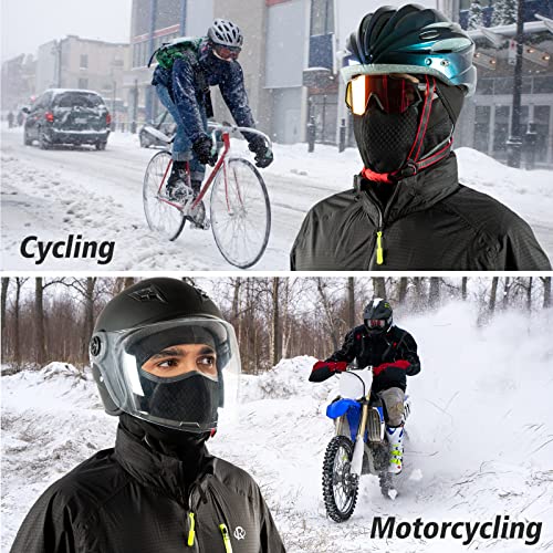 ROTTO Balaclava Face Mask for Motorcycle Motorbike Cycling Winter Full