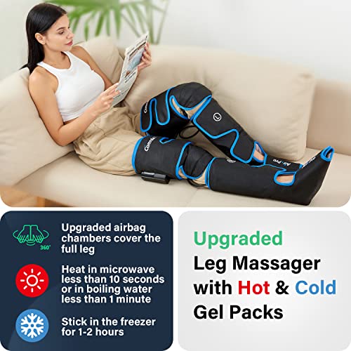 Air Compression Leg Massager for Circulation and Recovery Full Leg