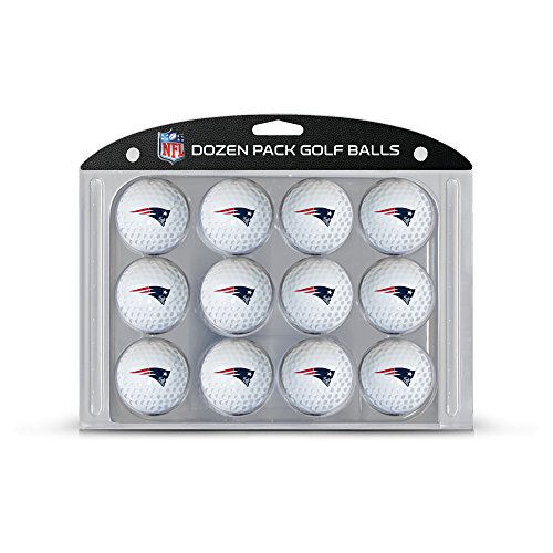Team Golf NFL New England Patriots Dozen Regulation Size Golf Balls, 12