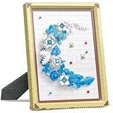 BDYDT Wall Art Flowers Building Blocks Set; A Wall Decor Set for Adults Who Love Creative Hobbies(1228 Pieces) Toys Gifts for