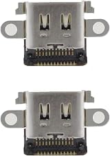HYNNIO 2x Replacement USB C Port for Nintendo Switch Lite Charging Charger view 3