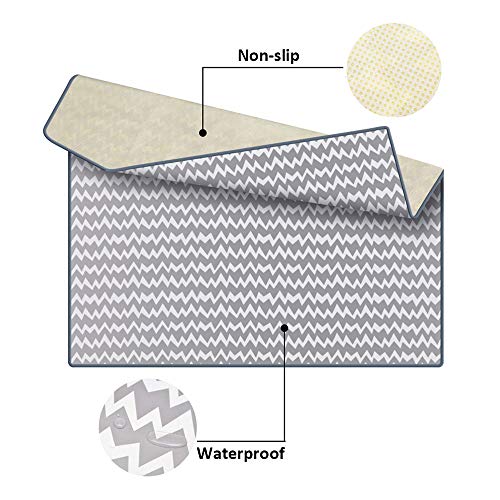 Foho Splat Mat, 51" NonSlip Washable Highchair Splat Floor Mat