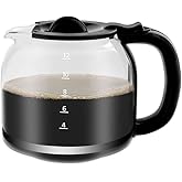 Capresso 4416.01 12 Cup Replacement Glass Carafe for 416, Black