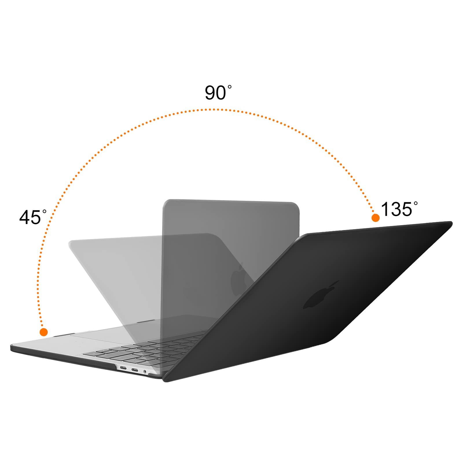 MOSISO Compatible with MacBook Pro 13 inch Case M2 2025, 2024, 2023, 2022-2016 A2338 M1 A2251 A2289 A2159 A1989 A1708 A1706, Plastic Hard Shell&Keyboard Cover&Screen Film&Storage Bag, Black