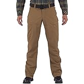 5.11 Tactical Men's Apex Cargo Work Pants, Flex-Tac Stretch Fabric, Gusseted, Water Resistant Finish, Style 74434ABR