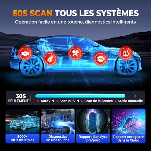 LAUNCH X431 Pros Elite OBD2 Auto Diagnostic Case, ECU Coding, Bi-Directional Full System Diagnosis, 45+ Service Functions, CANFD & DOIP, FCA Autoauth, 2 Year Update
