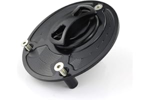 Xitomer CNC Aluminum Alloy, Fuel Cap, Fit for XSR 900/ FJ09/ FZ-09 MT-09, FZ1 Fazer/ FZ6/ FZ-8/ FZ-10, FZ-07 MT-07/ XSR 700, XJR1300, YZF-R1/YZF R6/ YZF R25/ R3/ R125, Gas Tank Cover (Black)