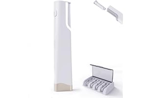 Sonic Dermaplaning Tool for Women - Rechargeable Dermaplane Razor for Women Face with 5 Refill Blades, Peach Fuzz Remover | S