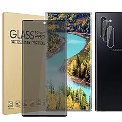 [1+2 Pack] Galaxy Note 10 Plus Privacy Tempered