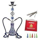 Fumira Hookah 21” Luxury 2 Hose Hookah Complete